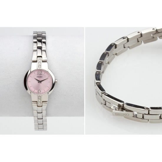 Seiko Ladies SUJG37P1 | Jam Tangan Wanita SUJG37 Silver Stainless Quartz