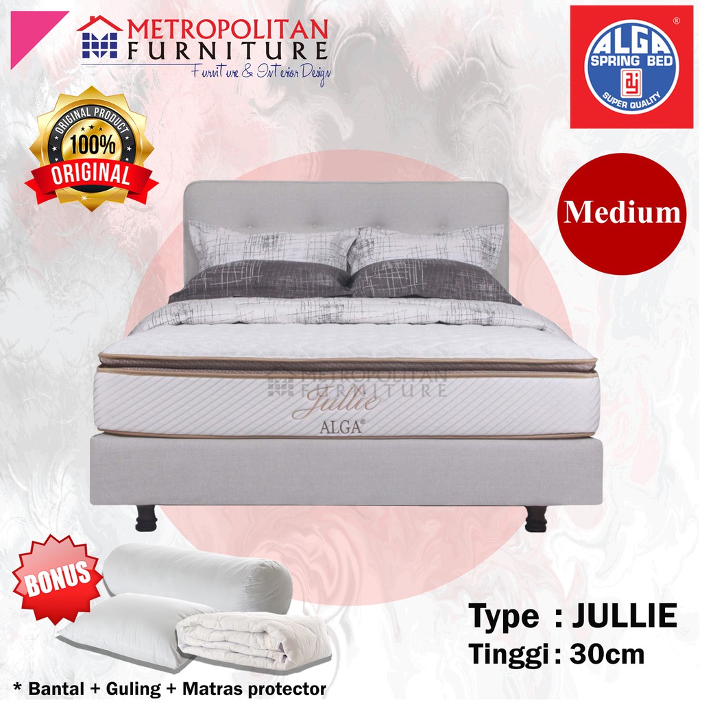 Kasur Springbed ALGA Jullie Spring bed Full Set