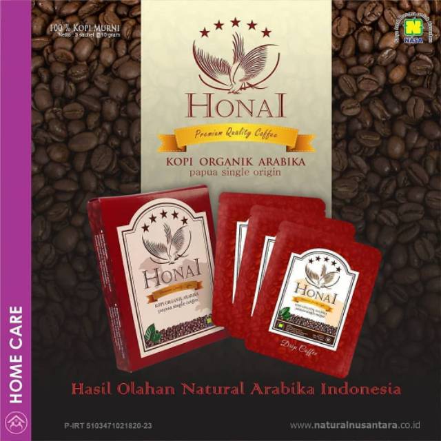 

KOPI HONAI (Kopi Organik Arabika Asli Papua)