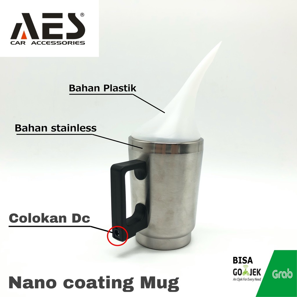 GELAS DAN ADAPTOR NANO HEADLIGHT COATING I NANO COATING I Nano Mug I Repair Kit