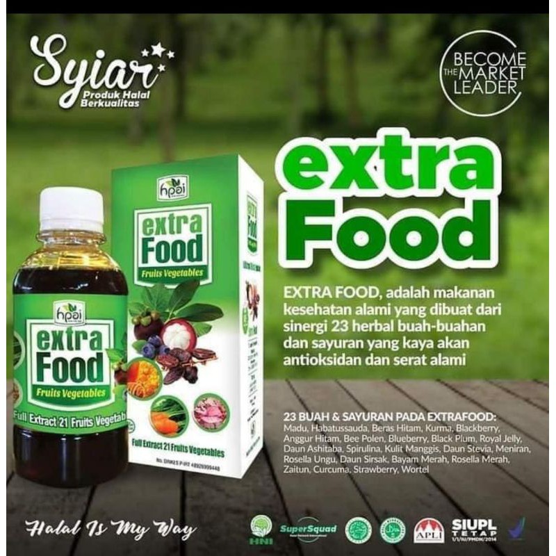 

suplemen extra buah-buahan