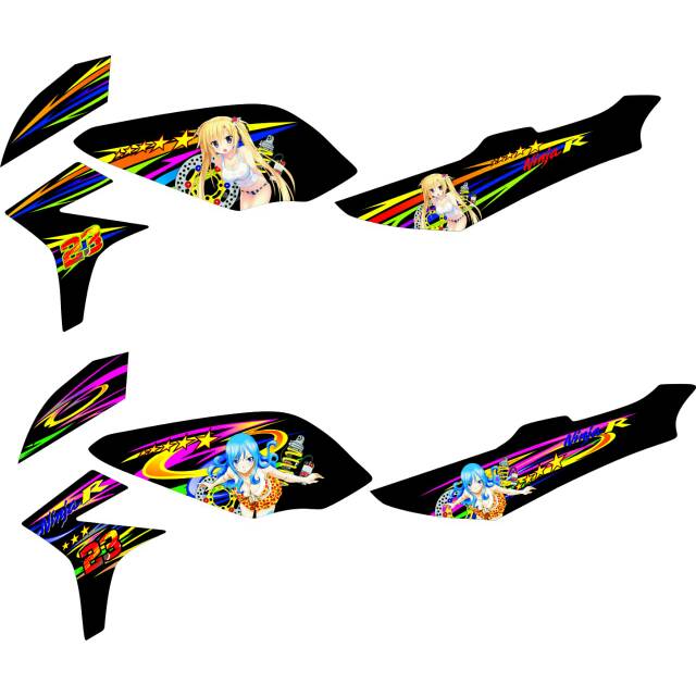 Striping ninja striping ninja r striping ninja r variasi striping thailook sticker ninja variasi