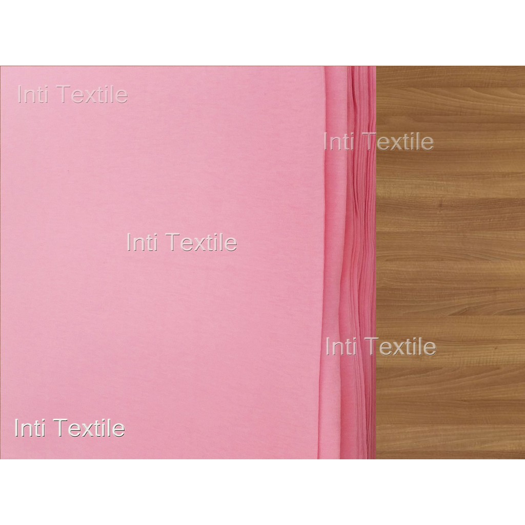 Cotton Combed 30s Pink - Bahan Kaos Kain Katun