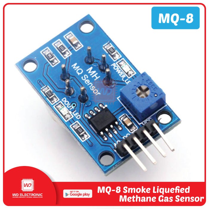 MQ8 MQ 8 MQ-8 SMOKE LIQUEFIED FLAMMABLE METHANE GAS SENSOR