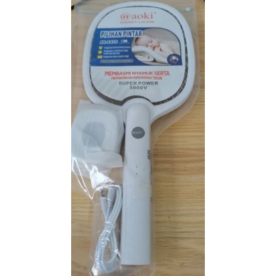 Raket Nyamuk Insect Killer 2 in 1 Canggih Efektif Aoki 893S