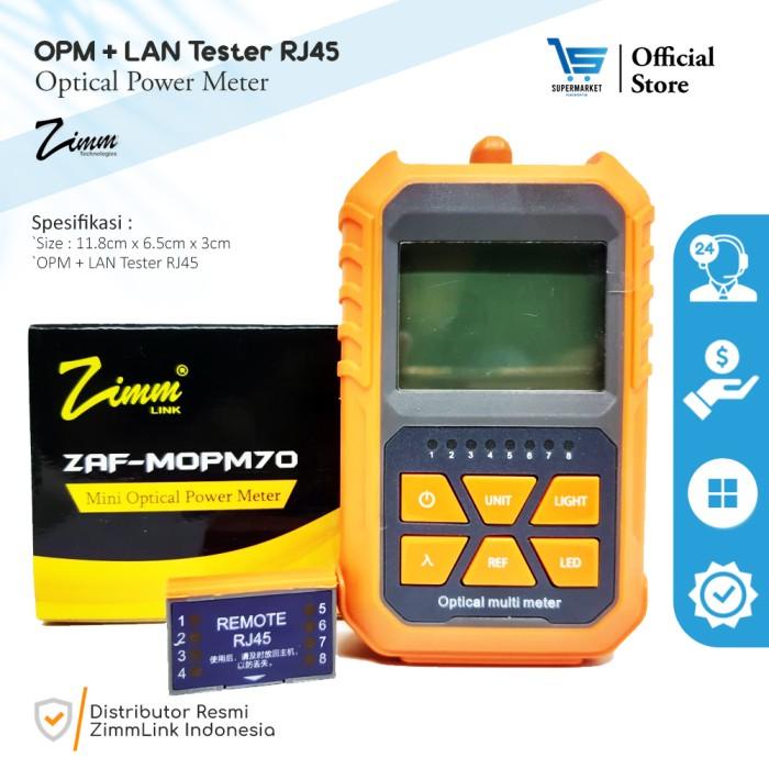 OPM 2 in 1 Optical Power Meter + Lan tester