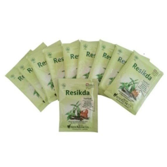 JAMU RESIKDA - BERSIH DARAH SIDOMUNCUL (10 SACHET) UNTUK GATAL JERAWAT