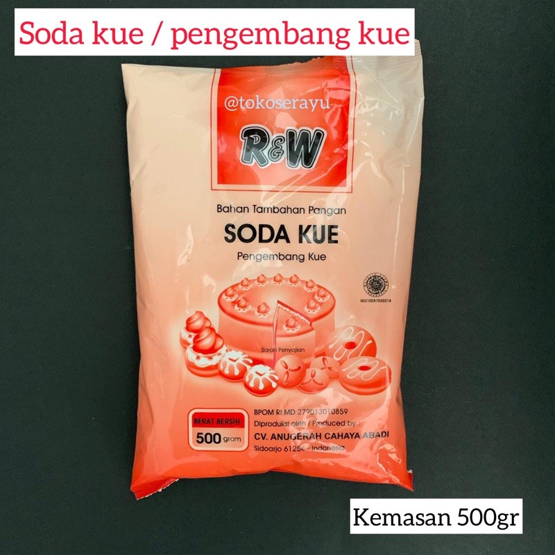 

soda kue rajawali 500gr / pengembang kue R&W 500gr