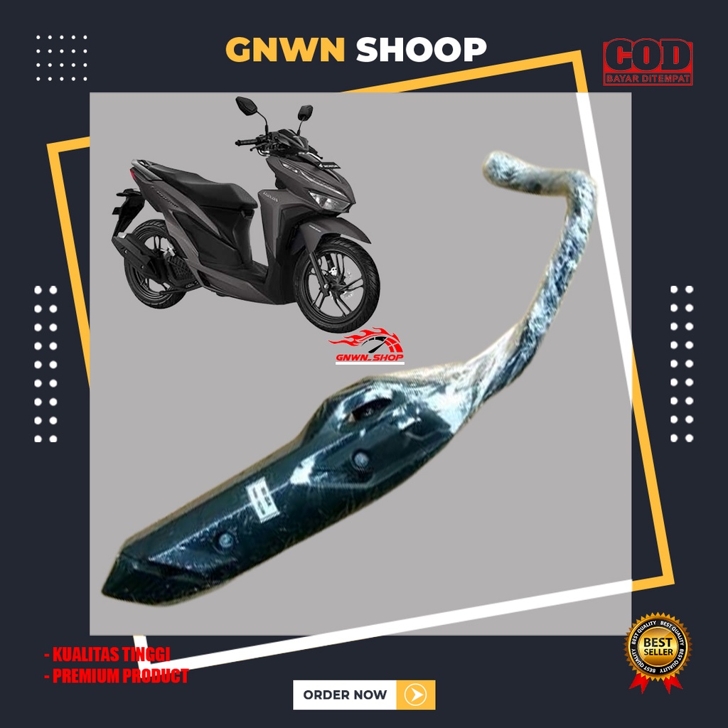 Knalpot Racing Bobokan Honda Vario 150 model ori , plus tutup knalpot