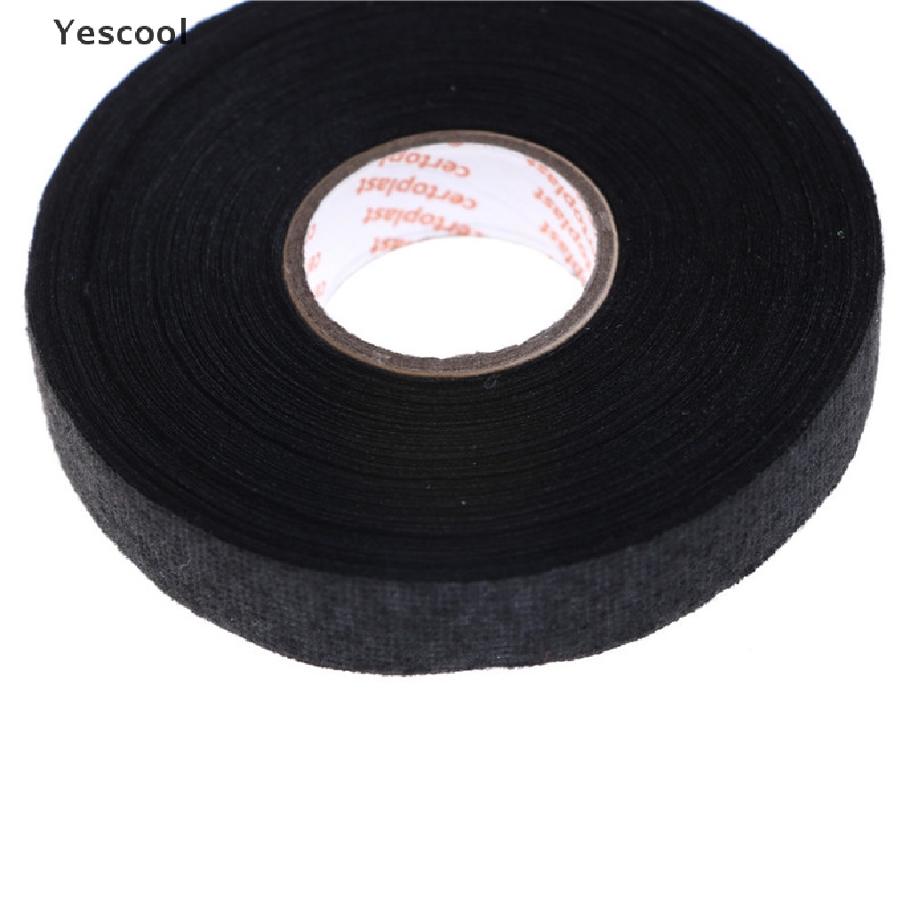 Yescool Tape Kain Perekat 19mm X 25M Untuk Kabel Mesin Tenun