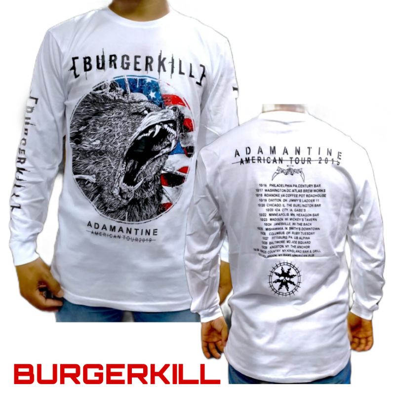 (COD )KAOS MUSIK METAL BURGERKILL KAOS METAL PRIA