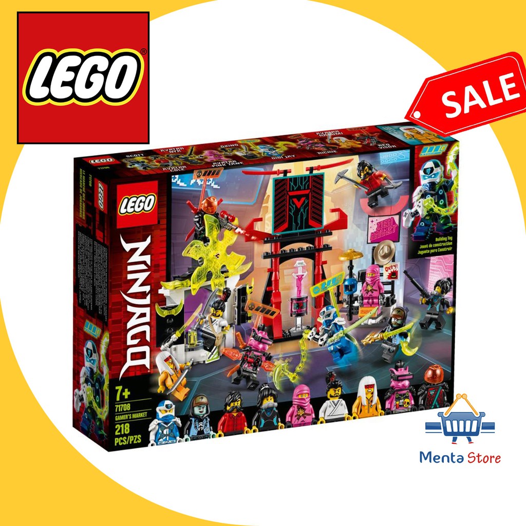 LEGO Ninjago 71708 Gamer's Market Ninja 9 Minifigures Avatar Bricks