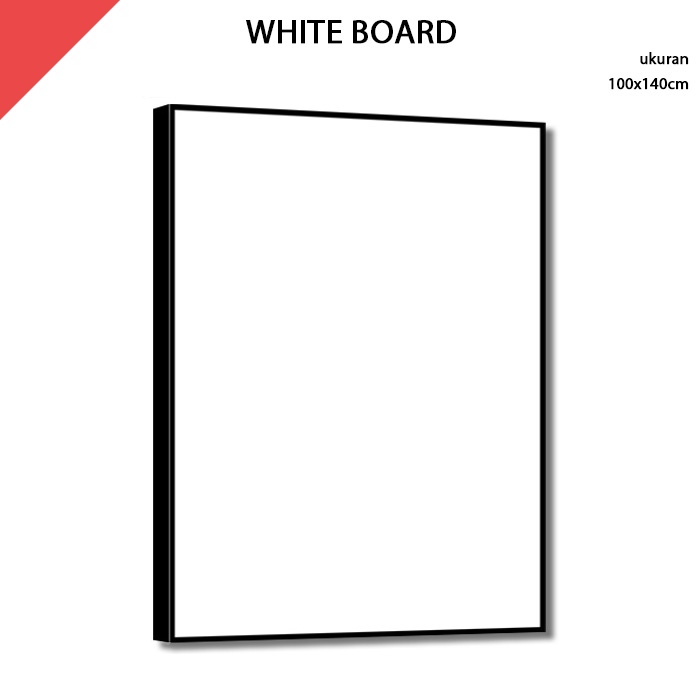 

Papan Tulis Putih White Board 100x140 cm