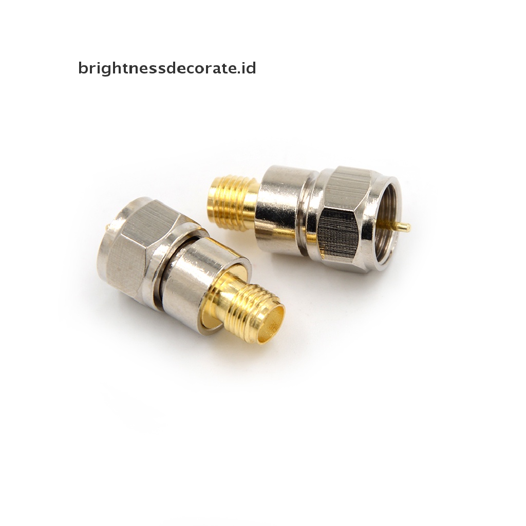 [birth] SMA Female Jack To F Male Plug RF Coaxial Adapter Connector Straight [ID]