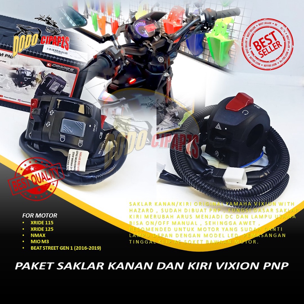 Saklar kanan kiri XRide  / saklar kanan kiri Beat street / saklar kanan kiri mio m3 / saklar kanan k