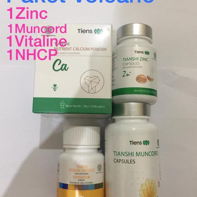 Tiens Paket Volcano Muncord Zinc Nhcp Vitaline Tianshi Lengkap Vulcano