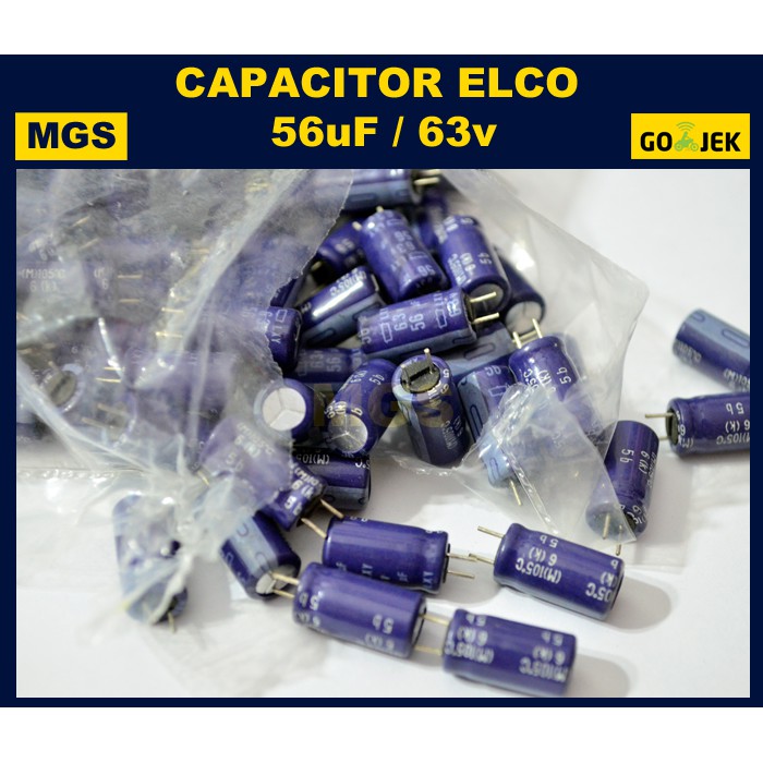 100Pcs 56uf 63v