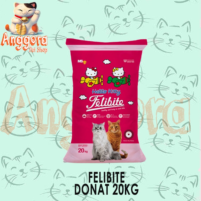 Makanan Kucing Felibite Hello kitty Cat Food 20 kg All variant  ( GRAB GOSEND )