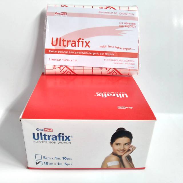 Plester ultrafix 10cm x 1m one med/ ultrafix 10x1