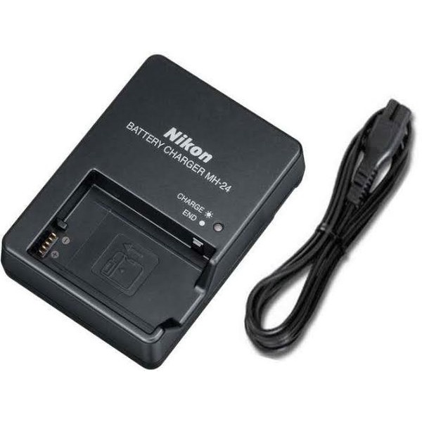 Charger Nikon MH-24 For Kamera Nikon D3100 D3200 D5600 D5300 D5100 D5200 Bergaransi