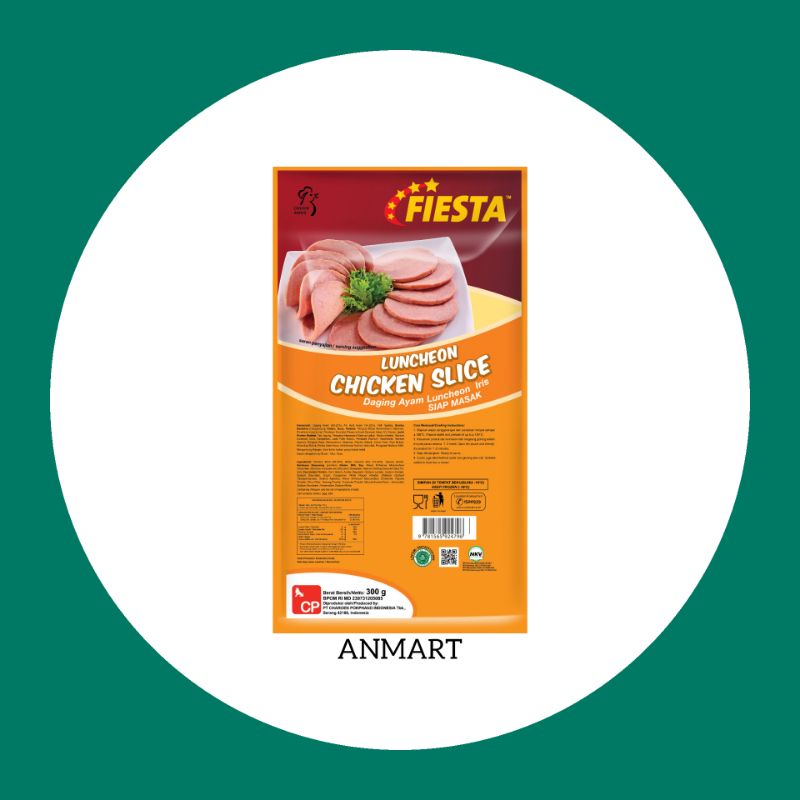 

ANMART | 300gr Luncheon Chicken Slice Fiesta | Frozen Food | Sayur Online