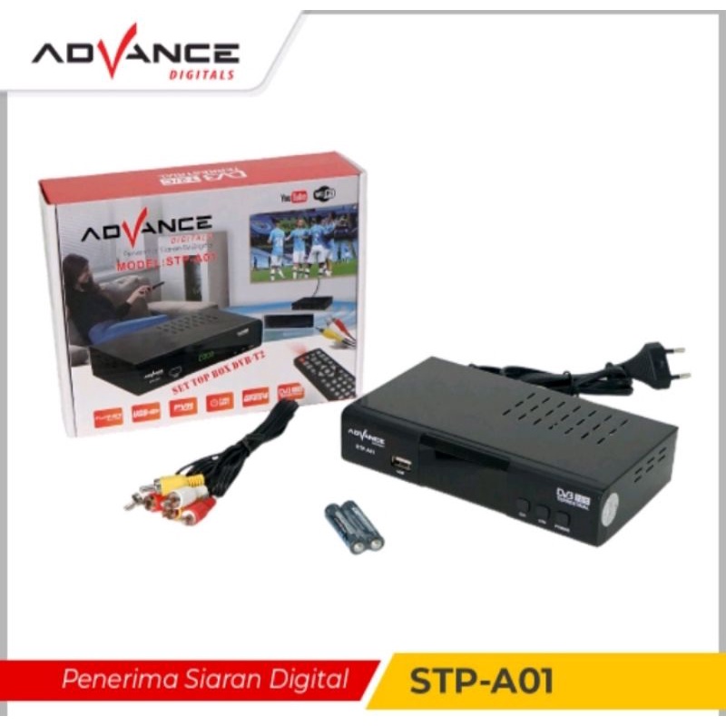 set top box Set Top Box Advance STP-01A Full HD TV Digital DVB T2 oirginal digital semua tv lengkap grosir berkualitas V7I4