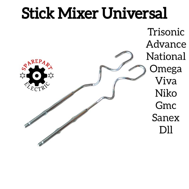 STICK PENGADUK MODEL SPIRAL MIXER UNIVERSAL TRISONIC NATIONAL SANEX OMEGA DLL