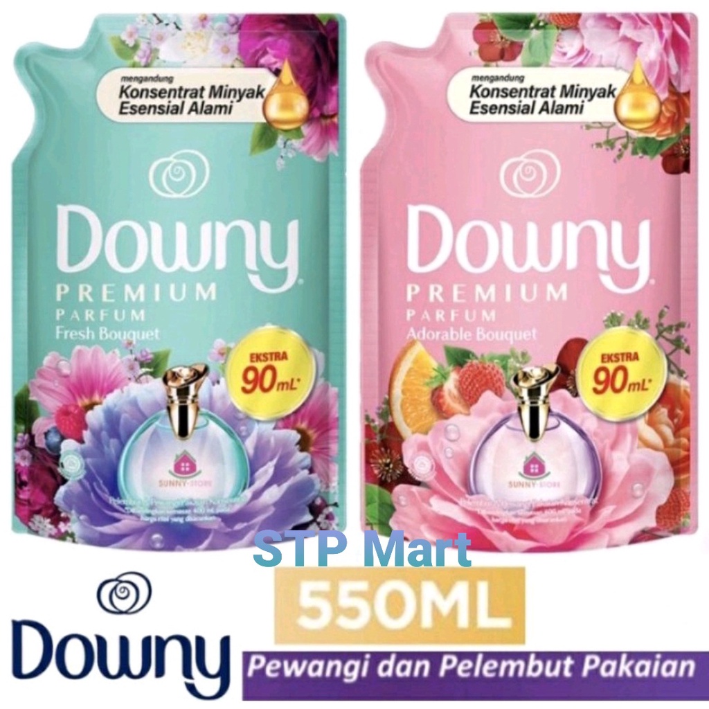 DOWNY PEWANGI DAN PELEMBUT PAKAIAN PARFUM COLLECTION DAN PREMIUM PARFUM 550-680ML / PEWANGI DOWNY / DOWNY UNGU