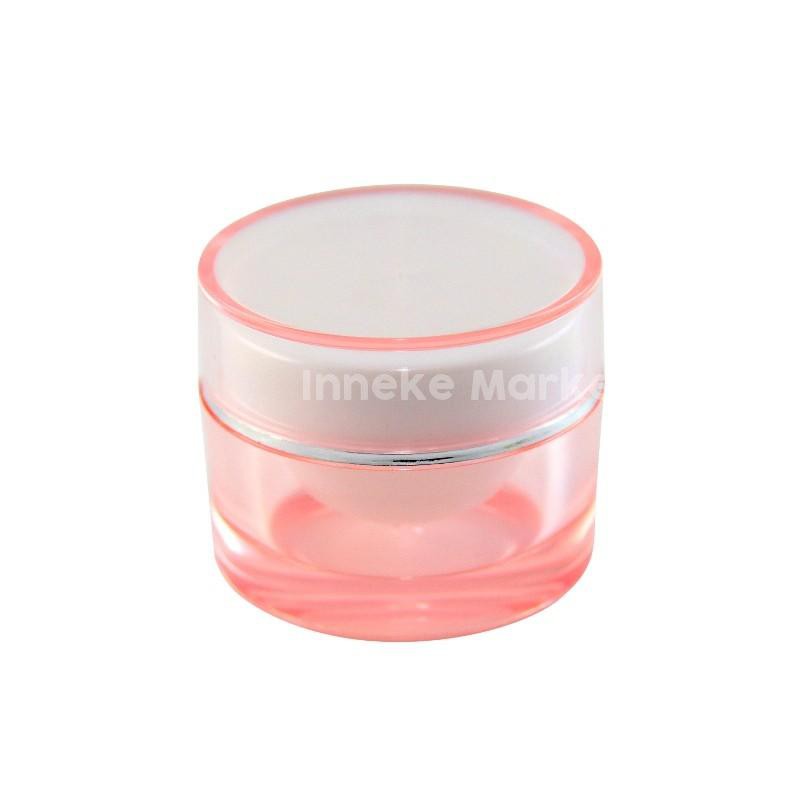 POT ACRYLIC 10gr Pink Bening/POT AKRILIK/POT KOSMETIK/POT CREAM/POT KRIM/WADAH CREAM