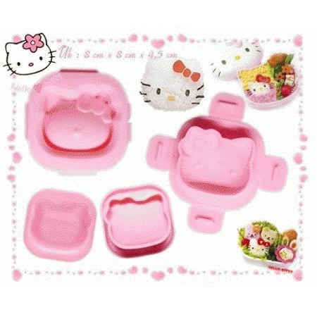 Cetakan Nasi Bento Telur Karakter - Cetakan Nasi Bentuk Kucing Cute Cetakan Bento Kucing Cetakan Makanan Bentuk Boneka Cetakan Bekal Anak