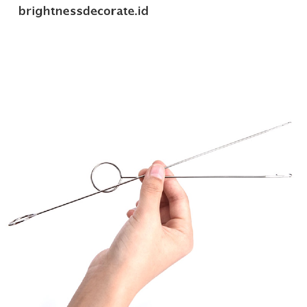 [birth] Stainless Steel Sewing Loop Turner Hook Needle Embroidery DIY Needlework Tools [ID]