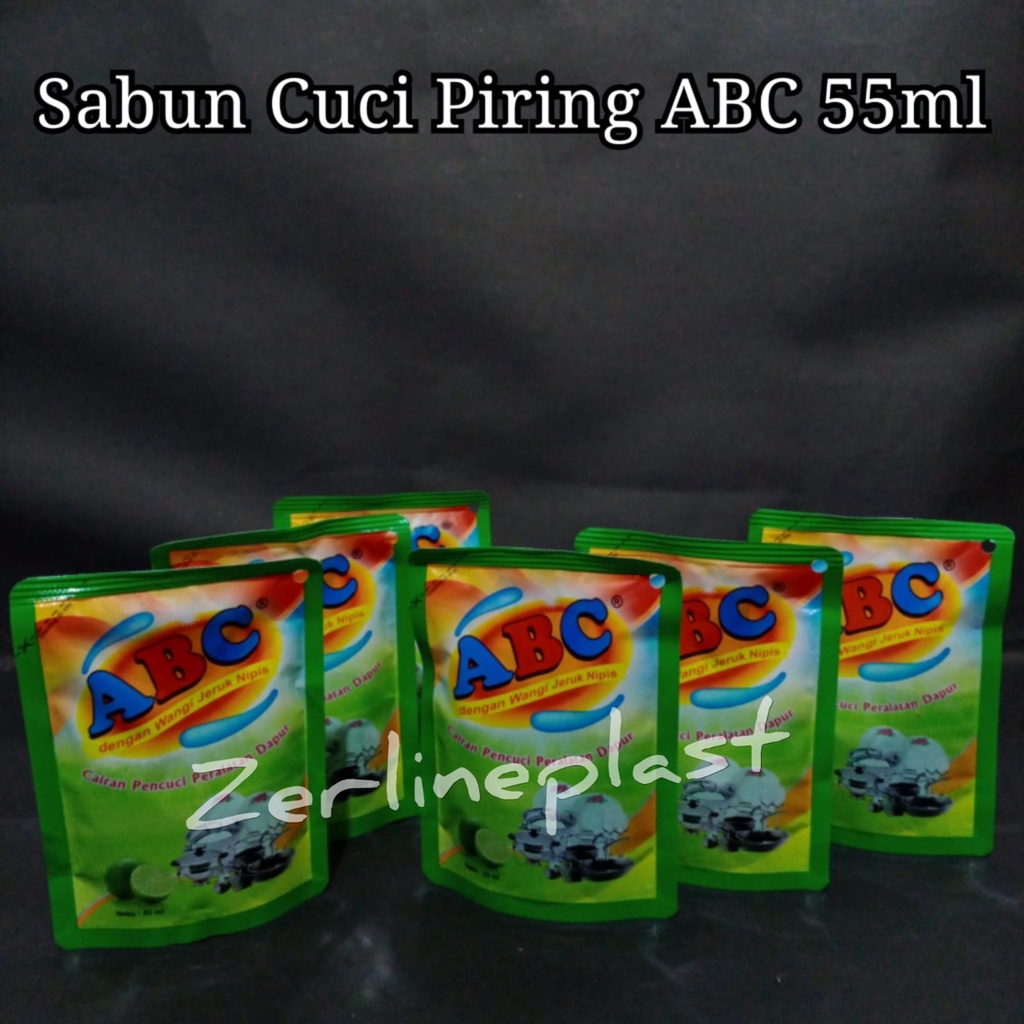 Sabun ABC Dishwashing 55 ML - Sabun Cuci Piring