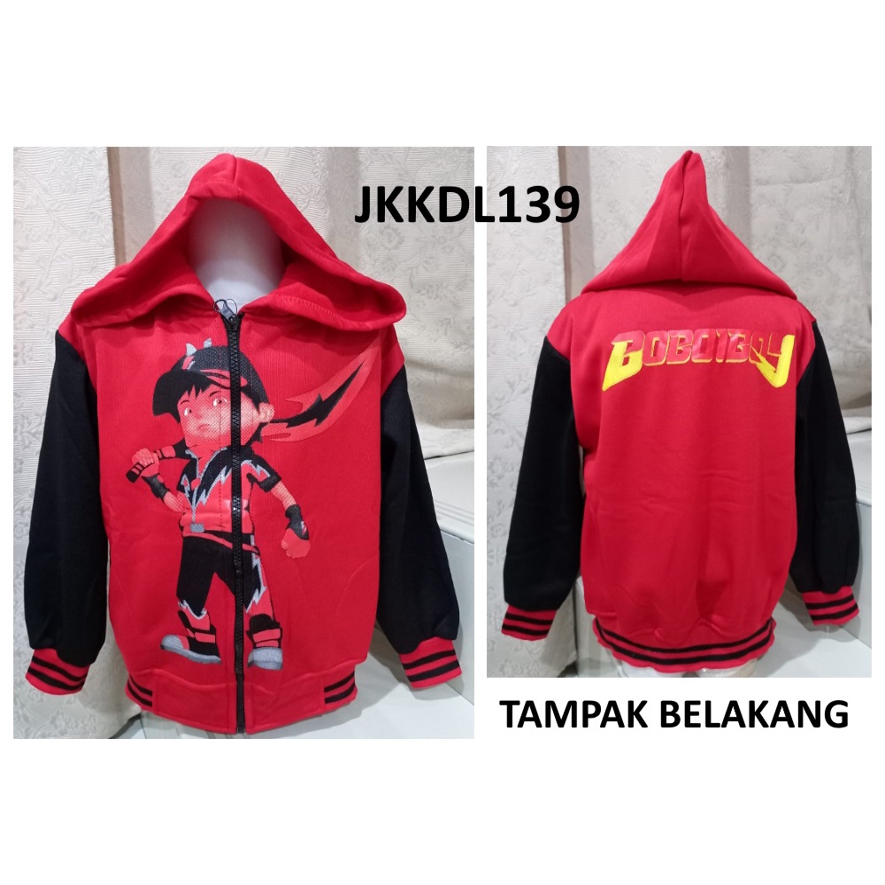 Jaket Anak Cowok Motif Boboiboy - Jaket Anak Laki Boboiboy - Jaket Anak Boboiboy