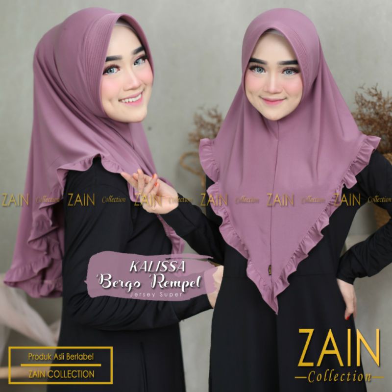 Hijab instan jersey KALISSA (M) Ori ZAIN