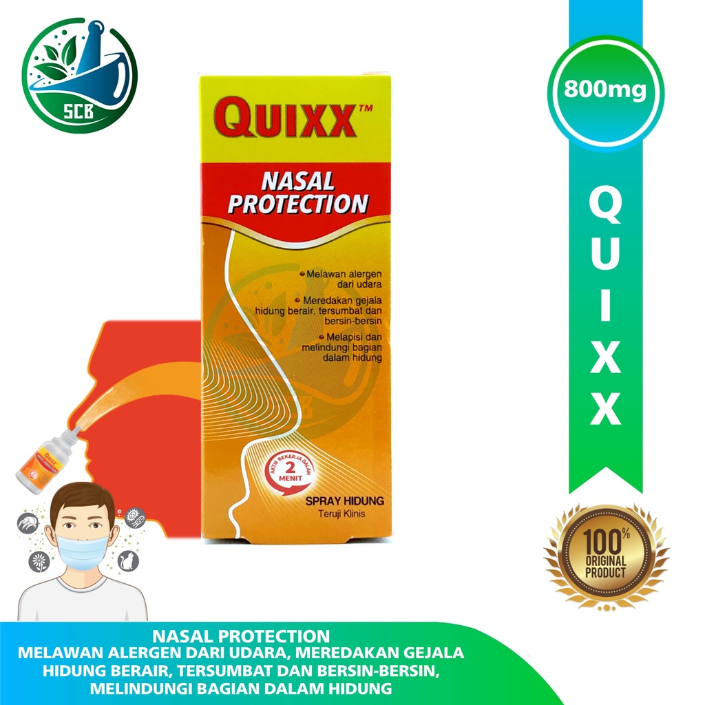 Quixx Nasal Protection Spray 800Mg
