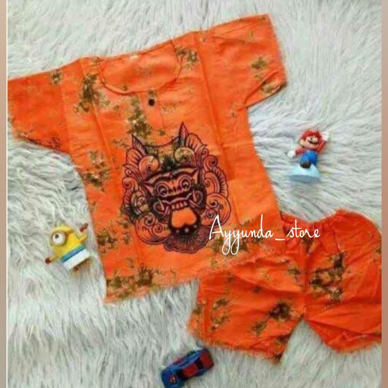 Setelan Baju Barong Anak Bali Khas Daerah Bali