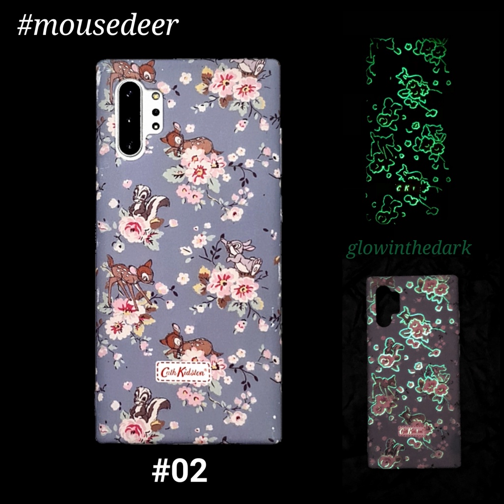 SAMSUNG J2 PRO J3 PRO J5 PRO J7 PRO SAMSUNG NOTE 3 4 5 8 9 10 10 PLUS / PRO - D.SNEY CK FLOWER Soft Case Glow In The Dark