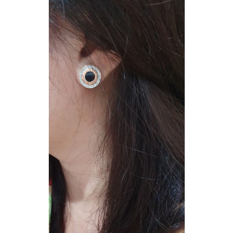 Anting Titanium asli Premium Quality Stainless steel ori anti karat anti alergi 0133