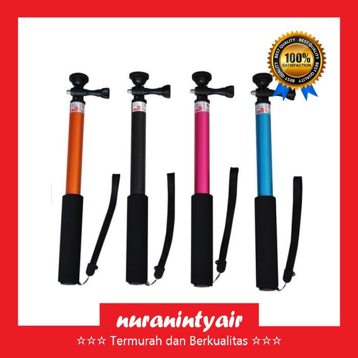 Tongsis Monopod 90cm untuk Smartphone Action Cam Android iPhone GoPro