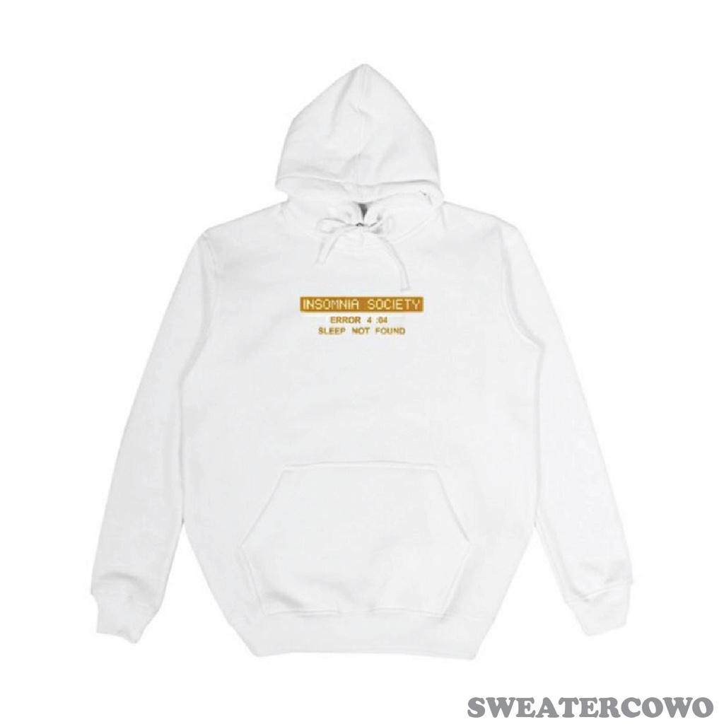 Sweaterpolos Hoodie Jumper INSOMNIA ( Sablon ) Unisex Pria &amp; Wanita
