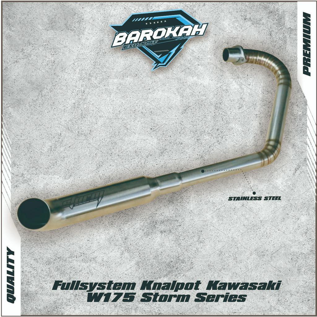 Fullsystem Knalpot Kawasaki W175 Storm Series