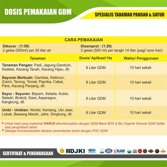 Ready Pupuk Porang Organik GDM 5Liter Kualitas Terjamin