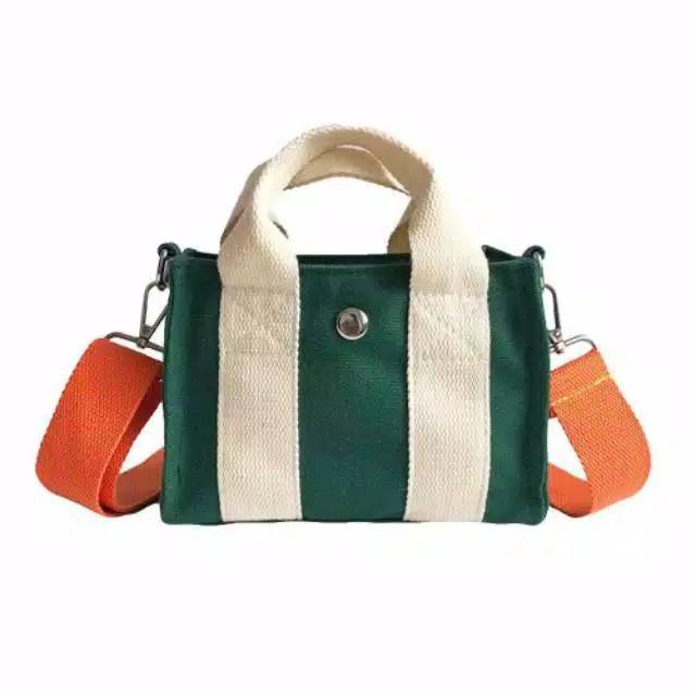 Mini rainbow happy color slingbag tas selempang