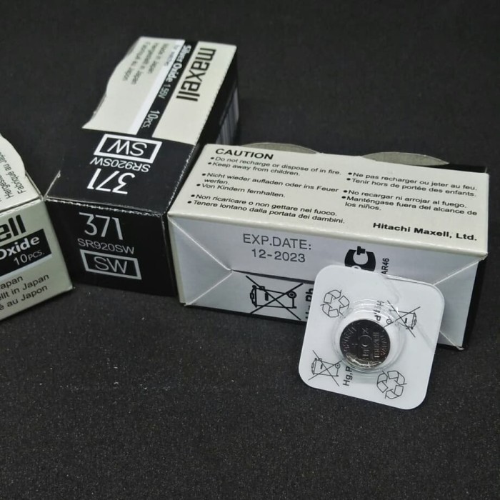 baterai jam tangan SR 920 SW / 371 original single pack batre jam tangan original
