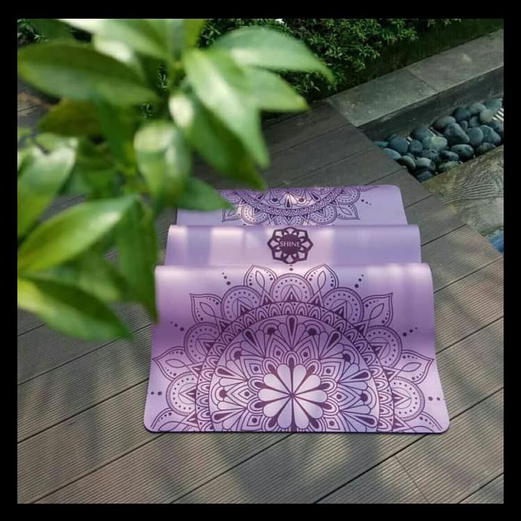 MATRAS YOGA PREMIUM SHINE MANDALA 5MM SEKELAS LIFORME DAN LULULEMON KODE 639