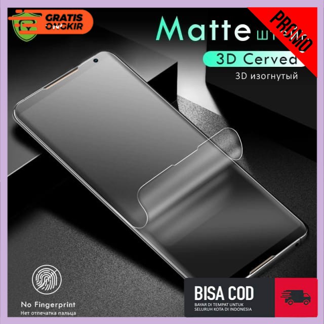TEMPERED GLASS LAYAR ASUS ROG PHONE 5S PRO HYDROGEL MATTE FROSTED SCREEN PROTECTOR