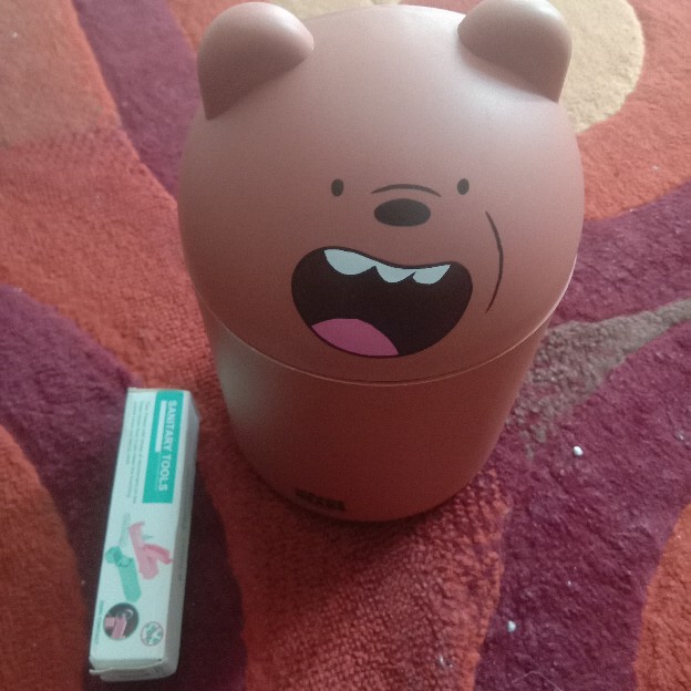 Promo Murah! We Bare Bears Tong Sampah Miniso