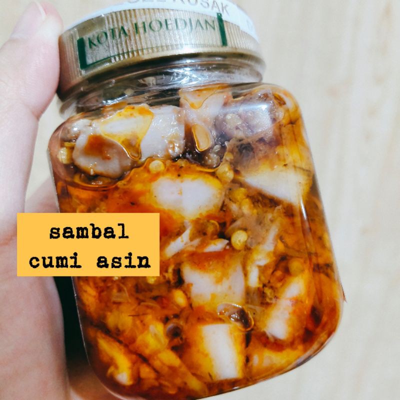 [READY SIAP KIRIM] SAMBAL CUMI ASIN - SAMBAL KOTA HOEDJAN