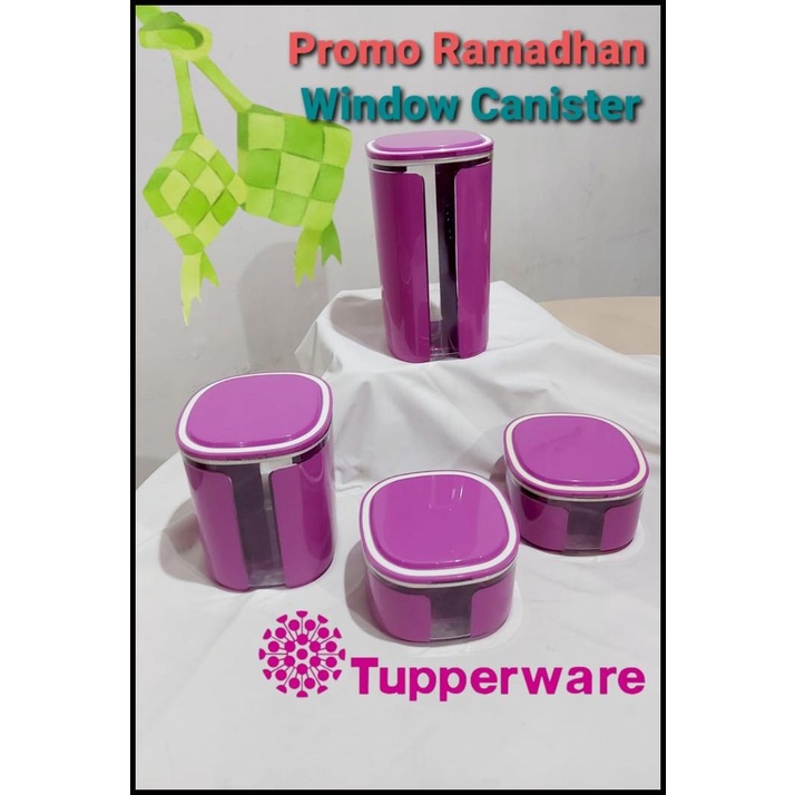 Paket Ramadhan Toples Cantik Tupperware ( Window Canister)