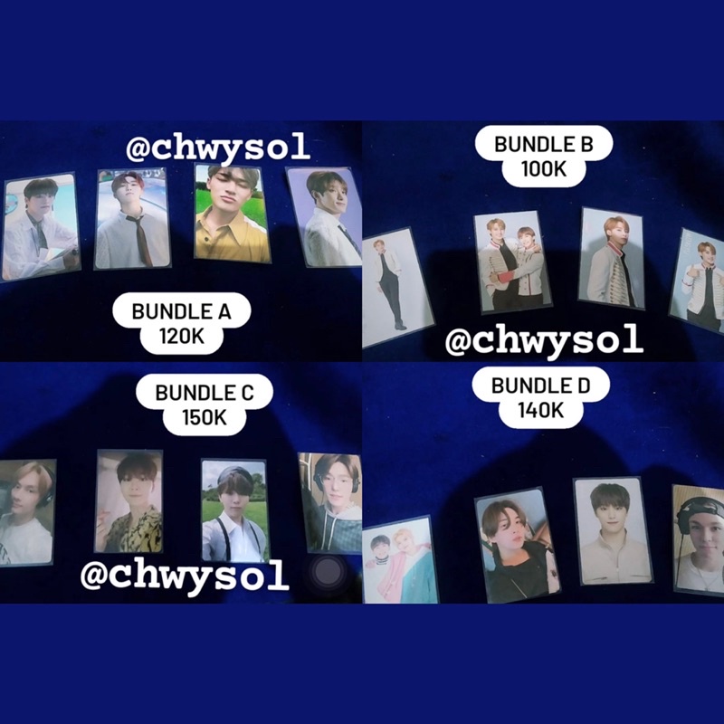 Photocard mingyu jeonghan dk an ode semicolon henggarae